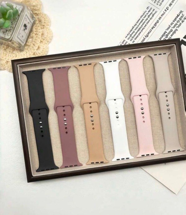 Producto - Correa silicona pastel para apple watch