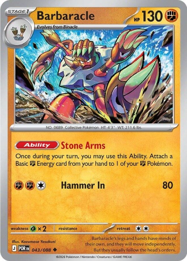 Producto - Barbaracle (043/088) [Mega Evolution: Perfect Order]