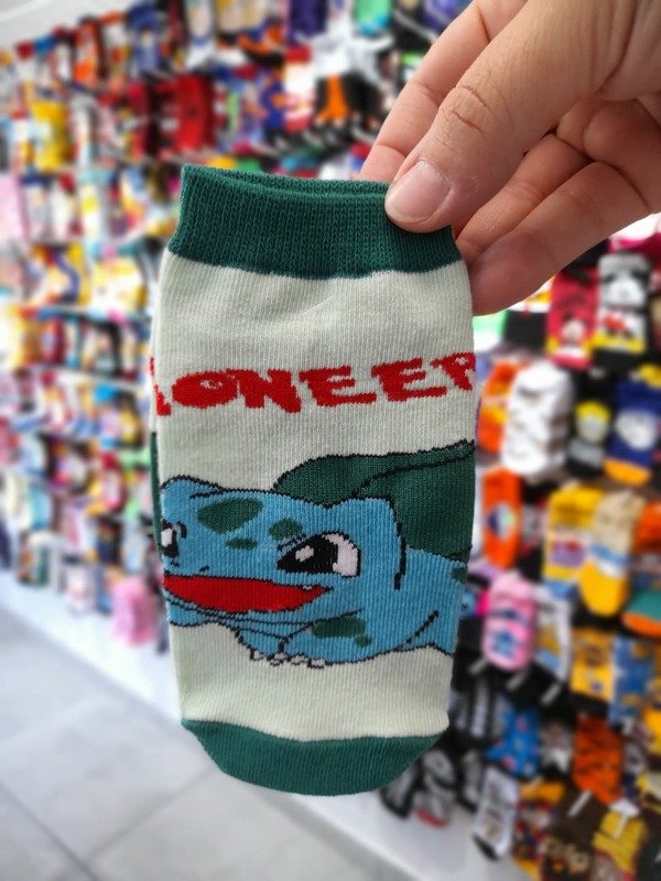 Producto - Soquete Niño Pokemon Bulbasaur