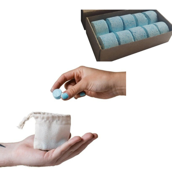 Producto - Bolsita Ecológica Para Tambor De Lavarropas + 10 Pastillas