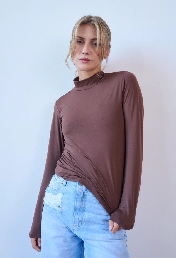 Producto - MEDIA POLERA TERMICA MARRON