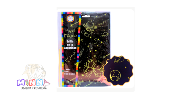 Producto - Papel mágico Brilla en la oscuridad