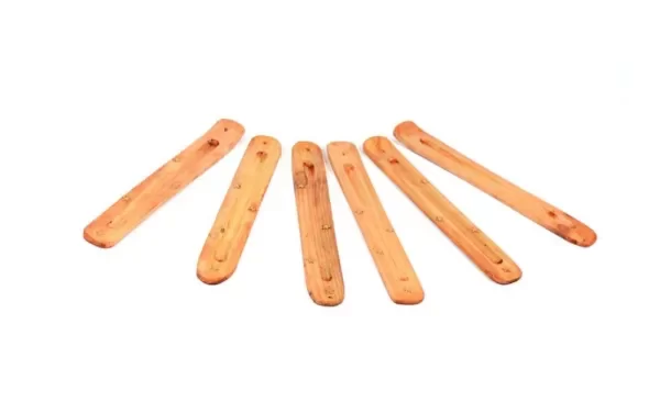 Producto - porta sahumerio madera rústico eco 25 cm