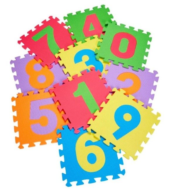 Producto - Alfombra de Goma Eva Encastrable con Números (del 0 al 9)