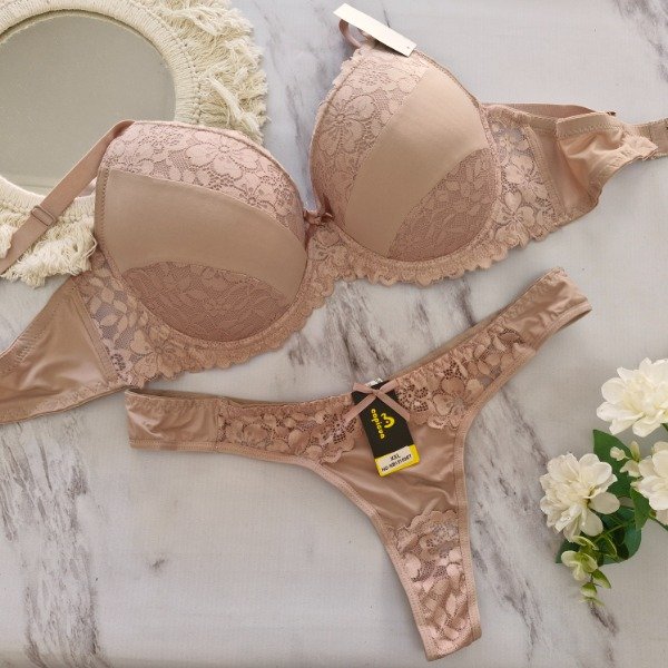 Producto - Conjunto Microfibra y puntilla- talle 110