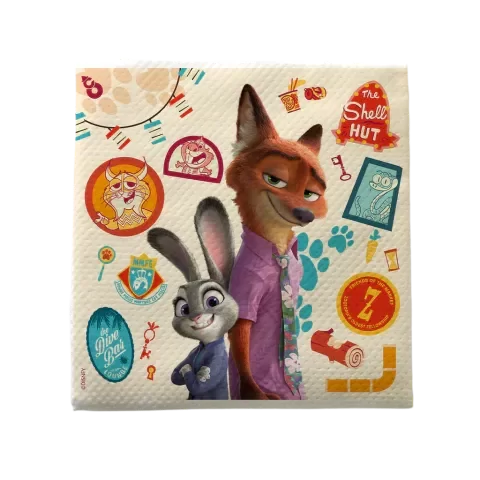Producto - Servilleta zootopia x 20