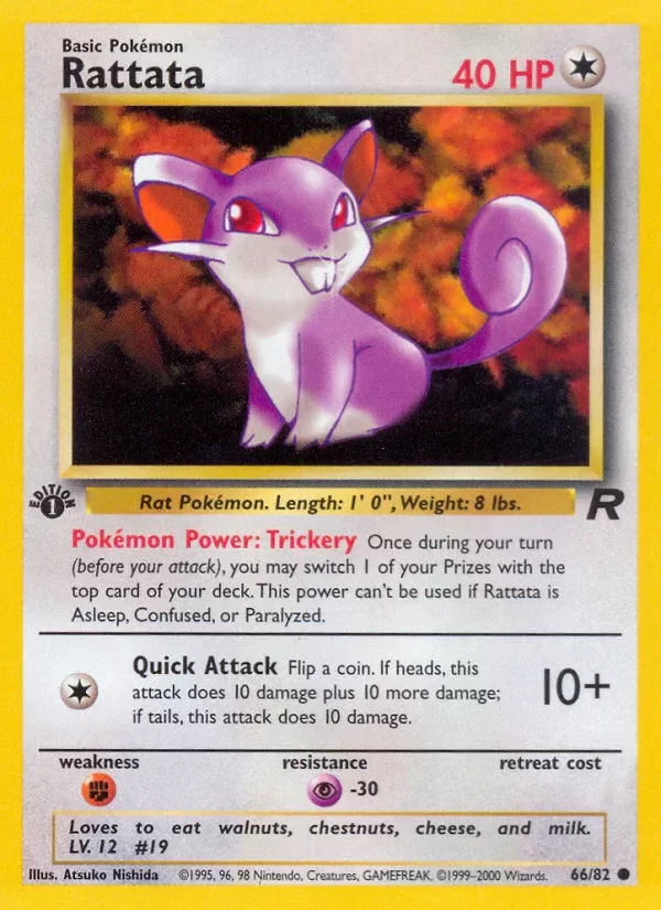 Producto - Rattata (66/82) [Team Rocket 1st Edition]