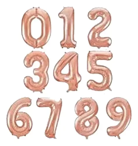 Producto - GLOBO METALIZADO ROSA GOLD 32 PULGADAS (80CM) APTO HELIO