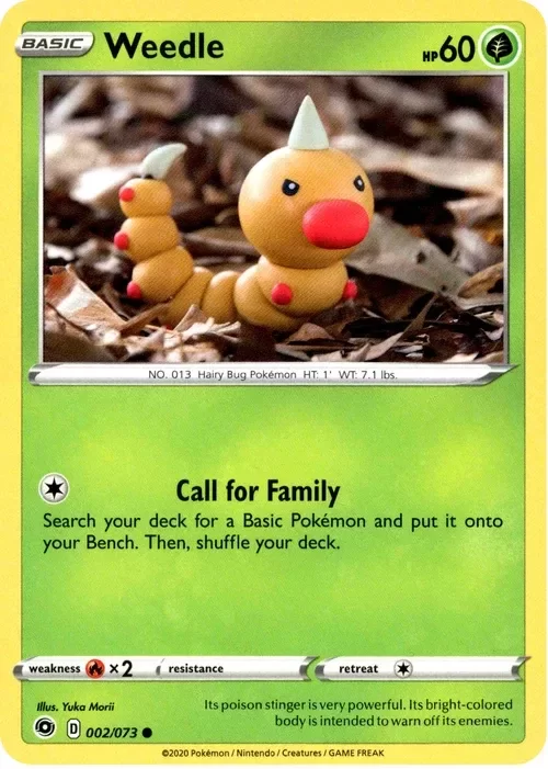 Producto - Weedle - 002/073 - Champion's Path