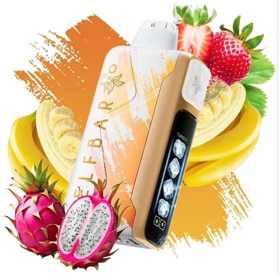 Producto - ELFBAR ICE KING 40K DRAGON STRAWNANA