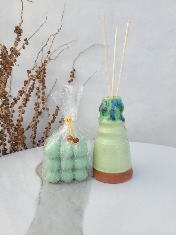 Producto - SET Difusor +  Jabón. Color Menta