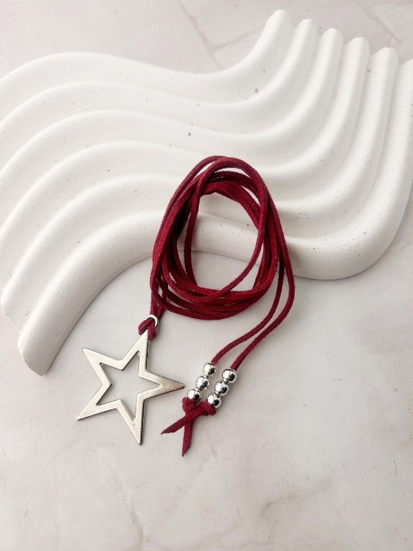 Producto - CHOCKER DE GAMUZA BORDO 8010