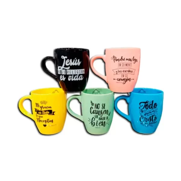 Producto - TAZA Crist DE LOZA BOMBE COLOR