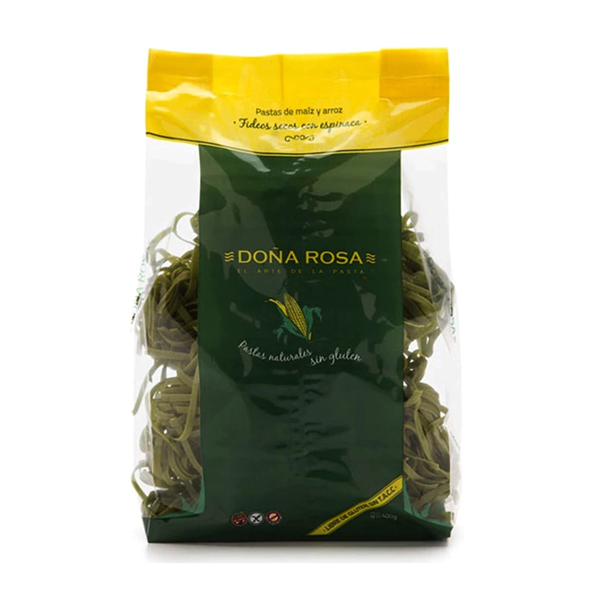 Producto - Fideos Caseritos de Espinaca Doña Rosa