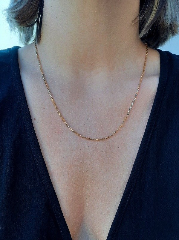 Producto - Cadena Forcet dorada 2mm
