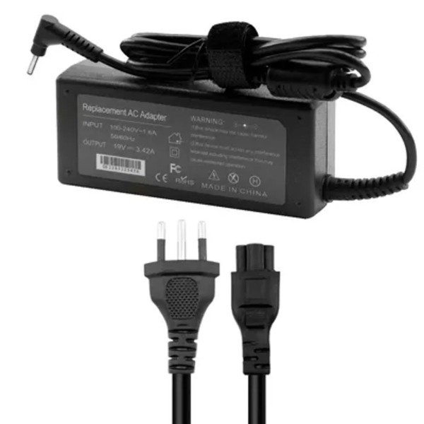 Producto - Acer de Alimentao Trove - 65W - Para Notebook - Bivolt - Negro