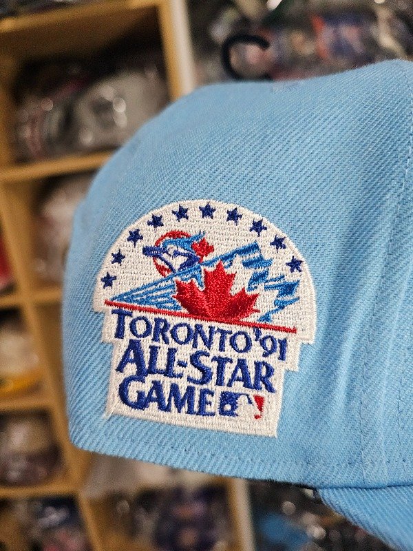 Toronto blue jays sky blue all-star '91 '47 brand cooperstown snapback — imagen 4
