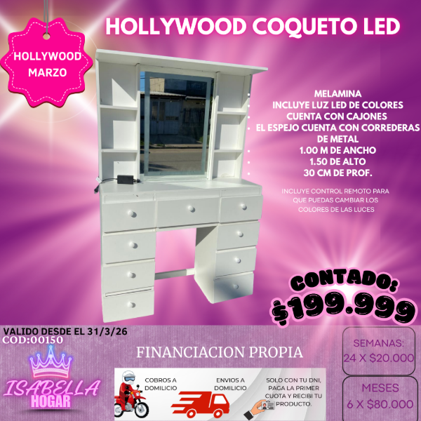 Producto - HOLLYWOOD COQUETO LED