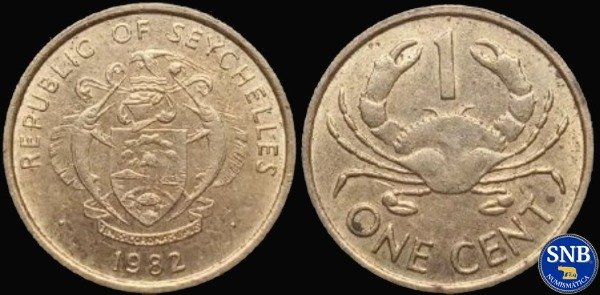 Producto - Seychelles - 1 Centavo (1982) KM #46.1 - República Socialista