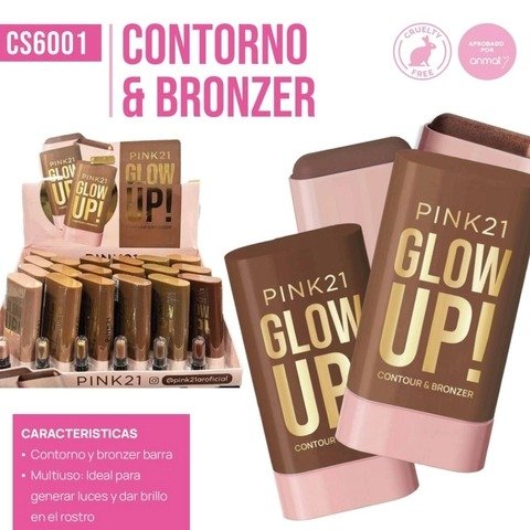 Producto - Contorno en barra Pink 21 Glow Up