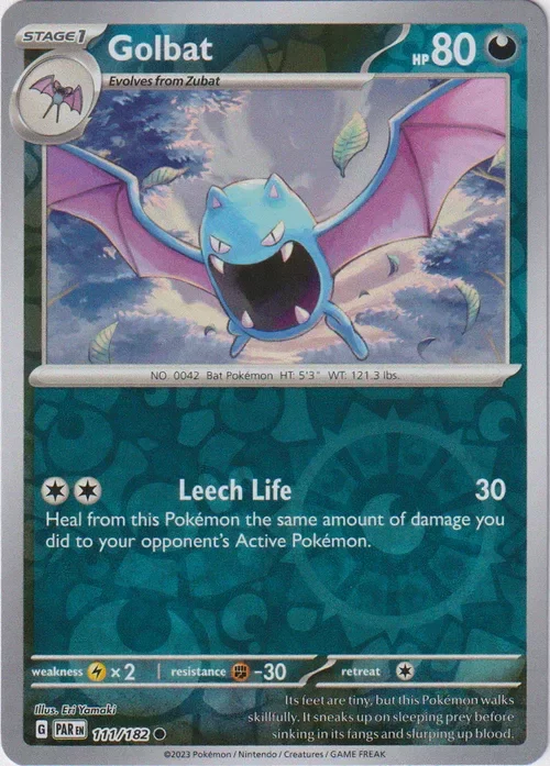 Producto - Golbat - 111/182 - Paradox Rift - Reverse Holo