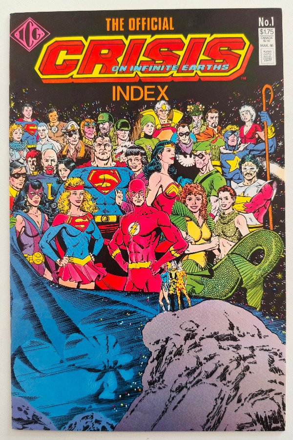 Producto - Official Crisis on Infinite Earths Index (1986) - Guía del clásico evento
