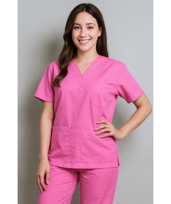Producto - Ambo Básico (Rosa chicle)