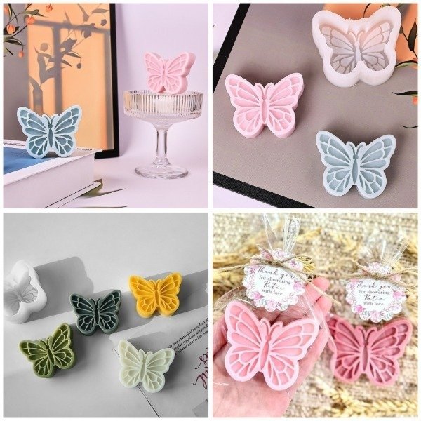 Producto - molde de silicona mariposa clásica profunda
