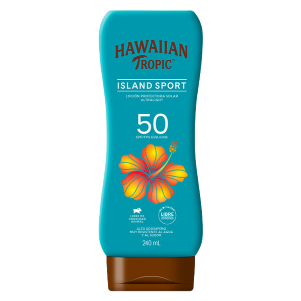 Producto - Protector Solar Hawaiian Tropic Island Sport Locion 50FPS x 240ml