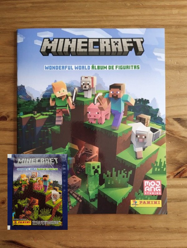Producto - Album + 20 Sobres de Figuritas MINECRAFT - Panini 2023