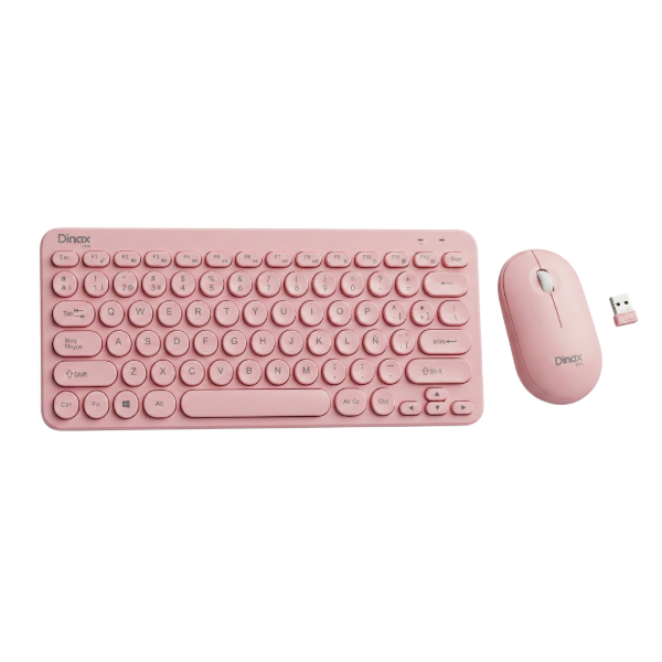 Producto - Kit Teclado y Mouse Inalambrico 78 Teclas Dinax