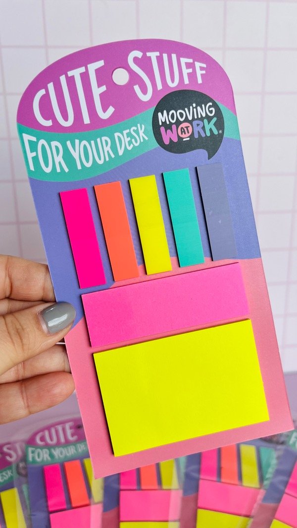 Producto - Notitas adhesivas flúo x7