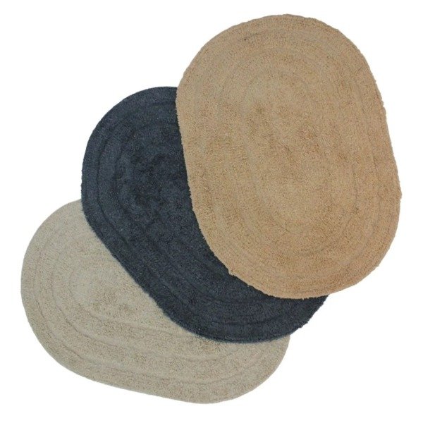 Producto - alfombra baño oval 40x60cm