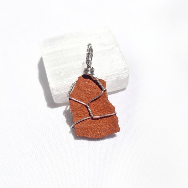 Producto - Dije Jaspe Rojo Bruto