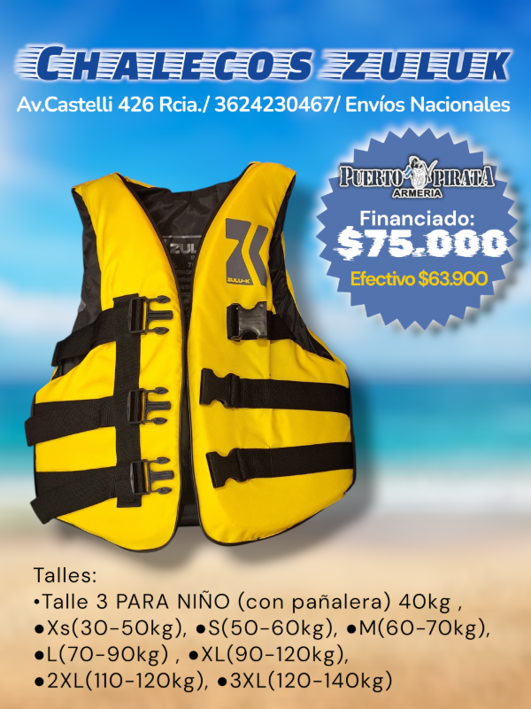 Producto - Chalecos zuluk