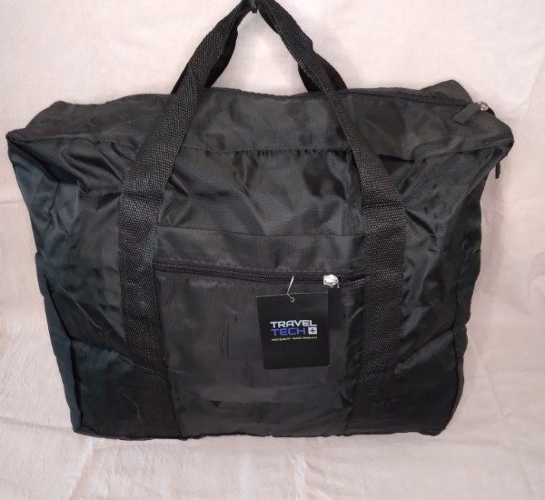 Producto - BOLSO NEGRO PLEGABLE TRAVEL TECH+