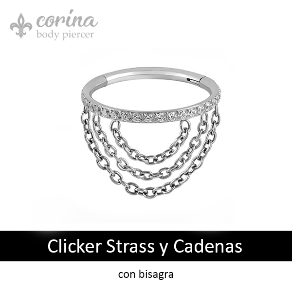 Producto - Clicker Strass y Cadenas