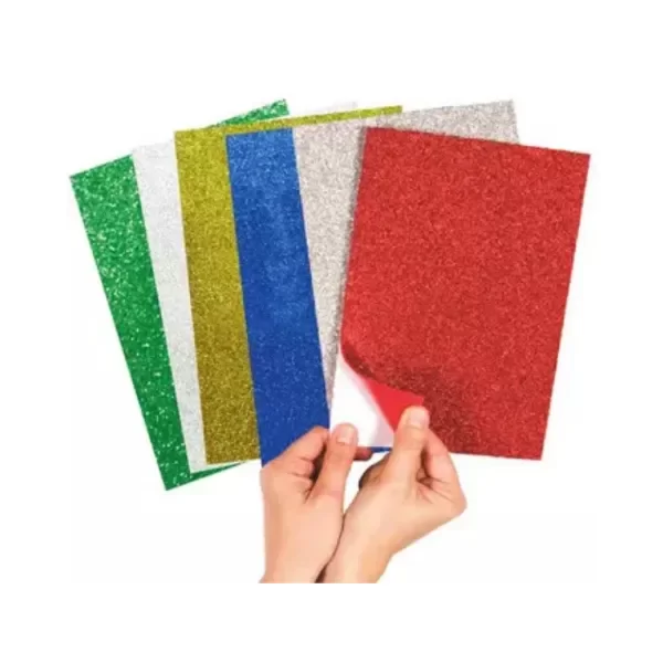 Producto - GOMA-EVA GLITTER A4 ADH.