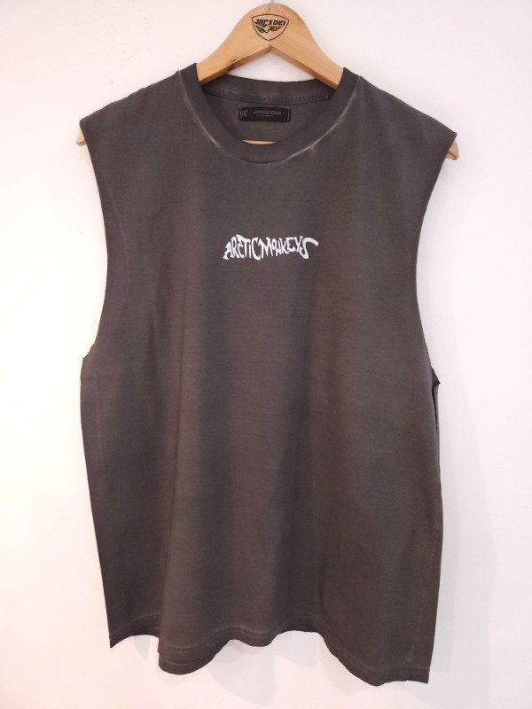 Producto - Musculosa Arctic Monkeys Gris Antracita