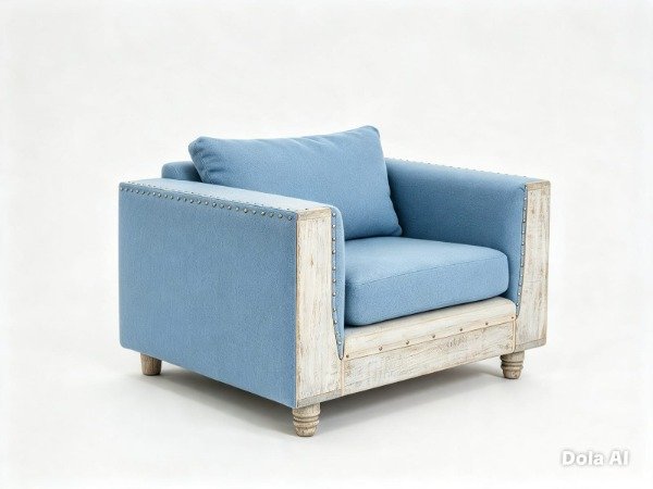 Producto - Sillón Cubo Constructor individual premium - Estilo Clásico Inglés - 5
