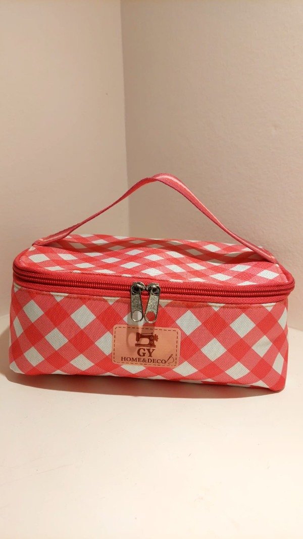 Producto - Cartu Valija Cuadrille fucsia