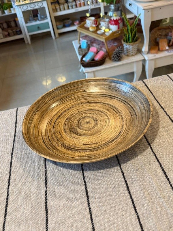 Producto - Bandeja grande Línea bamboo oscura -(Efectivo: 35.920)