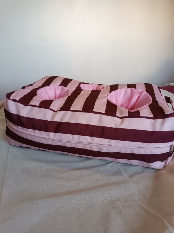 Producto - Set Matero Completo BySophi - Almohadón + Accesorios - Rosa y Bordo - 2