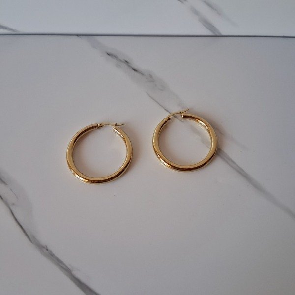 Producto - AROS FILIPINAS 4 CM AC. DORADO