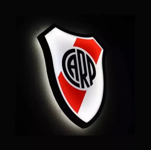 Producto - Cartel Cuadro Luminoso Escudo River plate