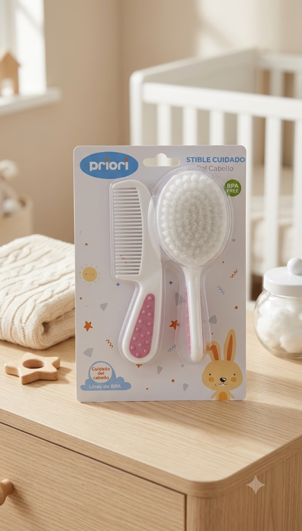 Producto - Set para cabello (peine y cepillo)