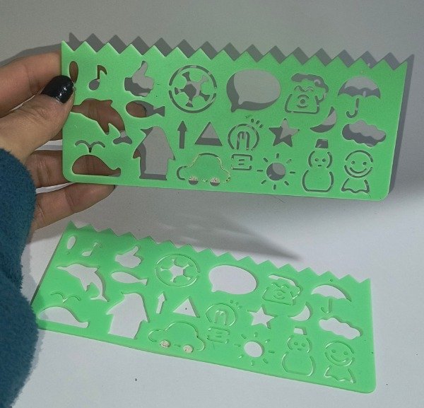Producto - Regla con formas x unid
