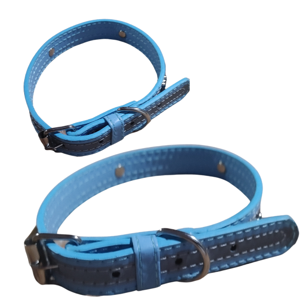 Producto - Collar Para Perros Pequeños Con Tachas Huesitos De Plata 45x2 cm - 2