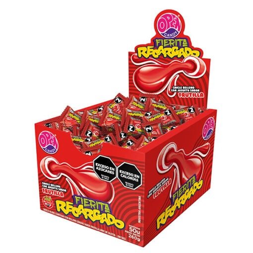 Producto - chicle relleno frutilla [FIERITA]