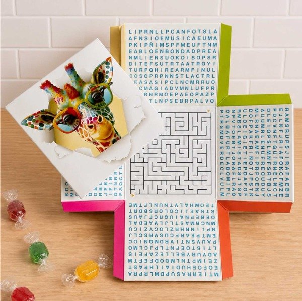 Producto - Box Sorpresa "Jirafa Cool" - 12 x 12 x 10 cm - 1